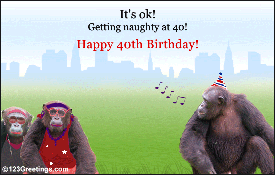 A Fun 40th Birthday Wish! Free Milestones eCards, Greeting Cards | 123  Greetings