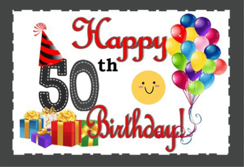 Happy 50th Birthday! Free Milestones eCards, Greeting Cards | 123 Greetings