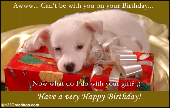 Are you missing your loved one's birthday? Send this card and express 