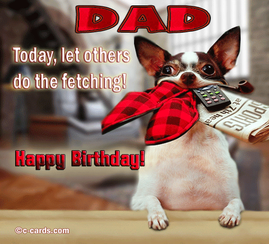 Dad's Special Dog! Free For Mom & Dad eCards, Greeting Cards | 123 Greetings