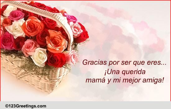 B'day Wish For Mom In Spanish! Free For Mom & Dad eCards | 123 Greetings