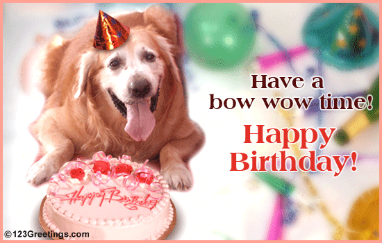 Pet Birthday! Free Pets eCards, Greeting Cards | 123 Greetings
