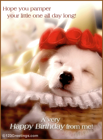 Birthday Wish For A Pet! Free Pets eCards, Greeting Cards | 123 Greetings