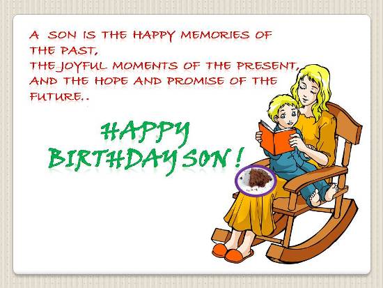 ... day Wish For A Dear Son. Free Son & Daughter eCards | 123 Greetings