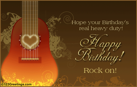 birthday greetings for friend in. Rock This Birthday!