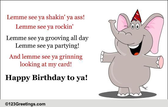 A Hip Shaking Birthday Song! Free Songs eCards, Greeting Cards | 123  Greetings