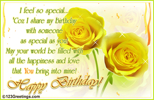 birthday special greetings someone special