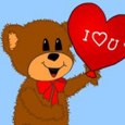 Beary Cute Heart Balloon.