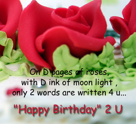 Wish Written On The Pages Of Roses... Free Birthday Wishes eCards | 123