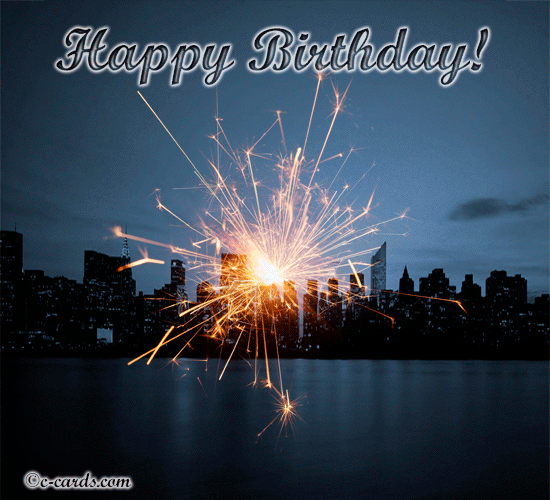 Sparkling And Brilliant B’day Wishes. Free Birthday Wishes eCards | 123
