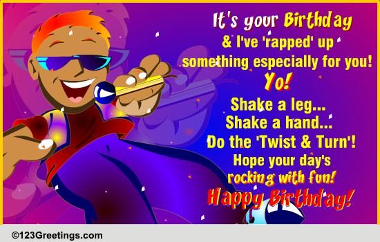 miseria Hula hoop Presidente Birthday Rap Song! Free Birthday Wishes eCards, Greeting Cards | 123  Greetings