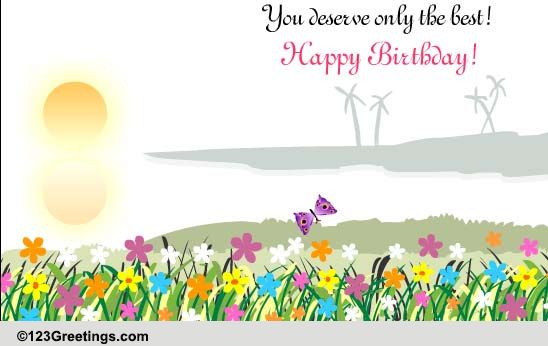 A Special Wish For You! Free Birthday Wishes eCards, Greeting Cards