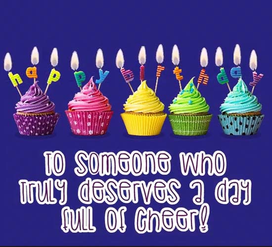 Happy Birthday Cheer! Free Birthday Wishes eCards, Greeting Cards | 123