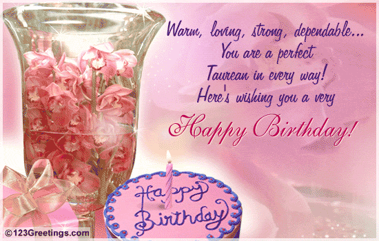 Happy Birthday Wishes Gif Images. Birthday » Zodiac » A Perfect