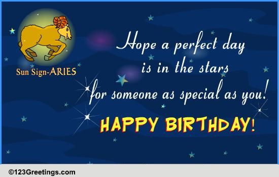 Happy Birthday Aries! Free Zodiac eCards, Greeting Cards 