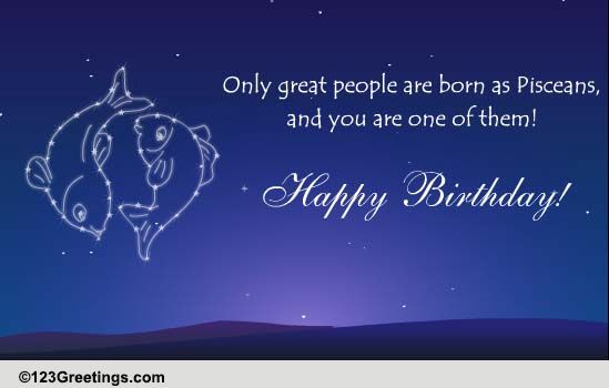 Happy Birthday Wishes and messages to share with friends, boss and spouse  for Pisceans