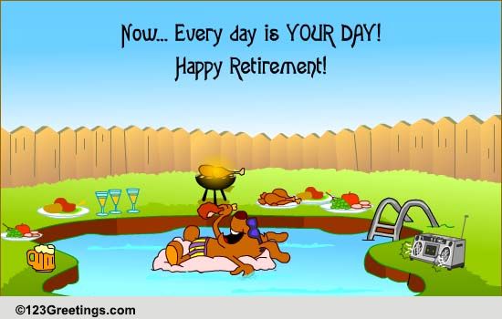 At Work Retirement Cards, Free At Work Retirement eCards 