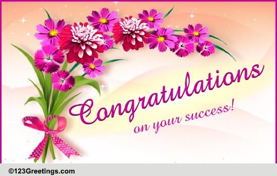 Congratulations! Free Business & Workplace eCards, Greeting Cards | 123  Greetings