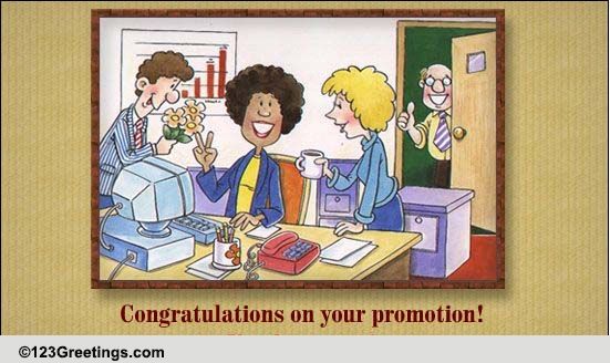 congratulations on promotion clip art