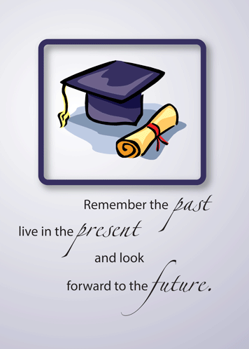 Graduation Congrats, Remember The Past. Free Graduation Party eCards