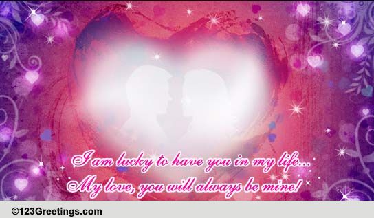 My Heart Is With You! Free Heart to Heart eCards, Greeting Cards 123