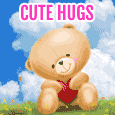 Cute Teddy Giving Hugs