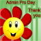 Admin Pro Day Thank You Wish.