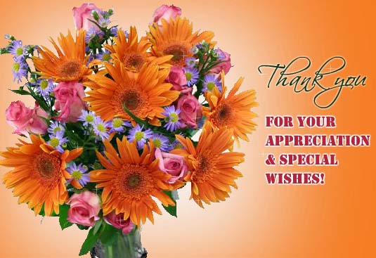 Thank You For Your Special Wishes. Free Thank You Ecards, Greeting 