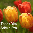 Thank You, Admin Pro.