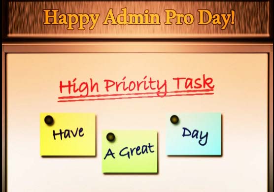 Happy Admin Pro Whiteboard. Free Happy Administrative Professionals Day