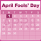 April Date Calendar!