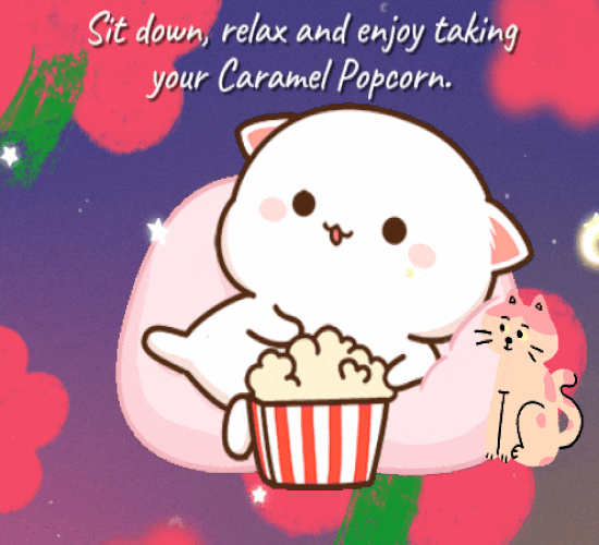 Enjoy Taking Your Caramel Popcorn.