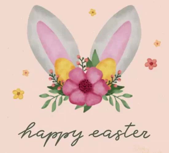 Happy Easter Flowers For You. Free Flowers eCards, Greeting Cards 123