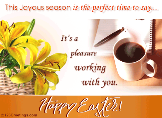 An Easter Wish For Your Colleague!
