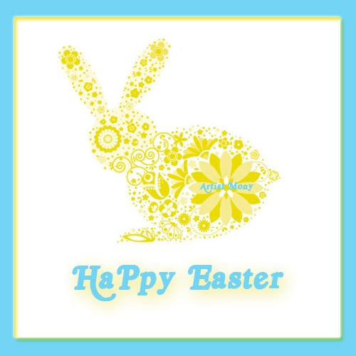Easter Yellow Bunny.