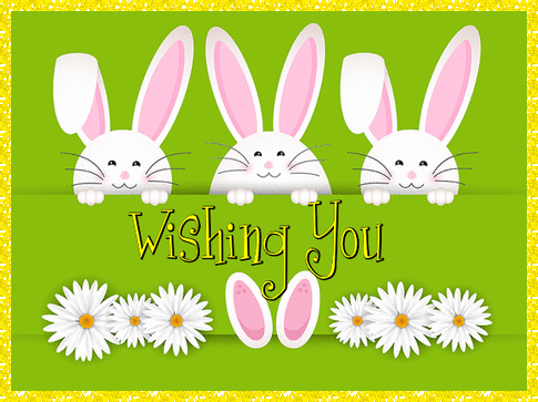 Bunny Easter Wishes. Free Happy Easter eCards, Greeting Cards | 123  Greetings