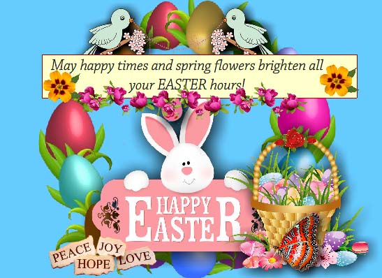 Let Flowers Brighten All Your Easter! Free Happy Easter eCards | 123
