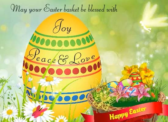 Special Easter Wishes With Love Free Happy Easter Ecards 123 Greetings 