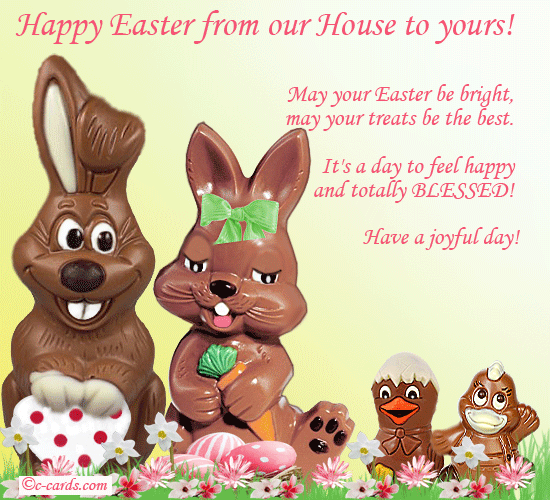 Chocolate Animals Wishes. Free Fun eCards, Greeting Cards | 123 Greetings