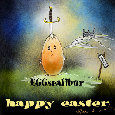 easter-ecards.com : Events : Easter [Apr 24] - Eggscalibur.