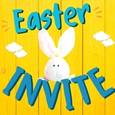 Egg-Citing Easter Party Invitation.