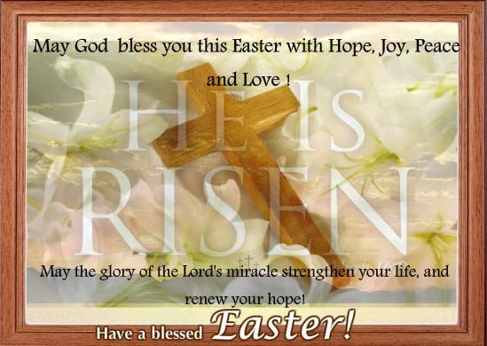 He Is Risen To Save Us! Free Religious eCards, Greeting Cards | 123