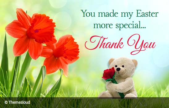 Bright Thank You Card For Easter. Free Thank You eCards, Greeting Cards