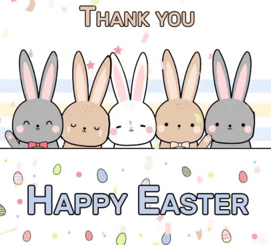 Thank You And Happy Easter!! Free Thank You eCards, Greeting Cards