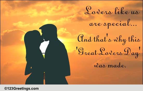 Special Lovers... Free Great Lovers Day ECards, Greeting Cards | 123 ...