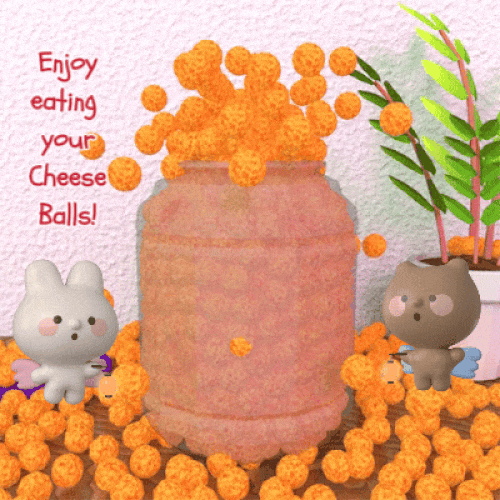 Enjoy Eating Your Cheese Balls!