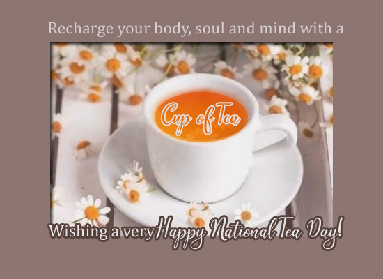 Recharge Ur Mind, Body With Tea!