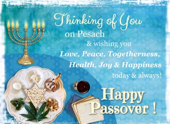 Passover Wishes & Blessings For You! Free Happy Passover ECards | 123 ...