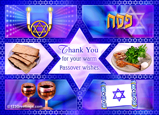 Thank You Wishes On Passover...