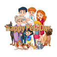 Happy Pet Day - Pets With Family.